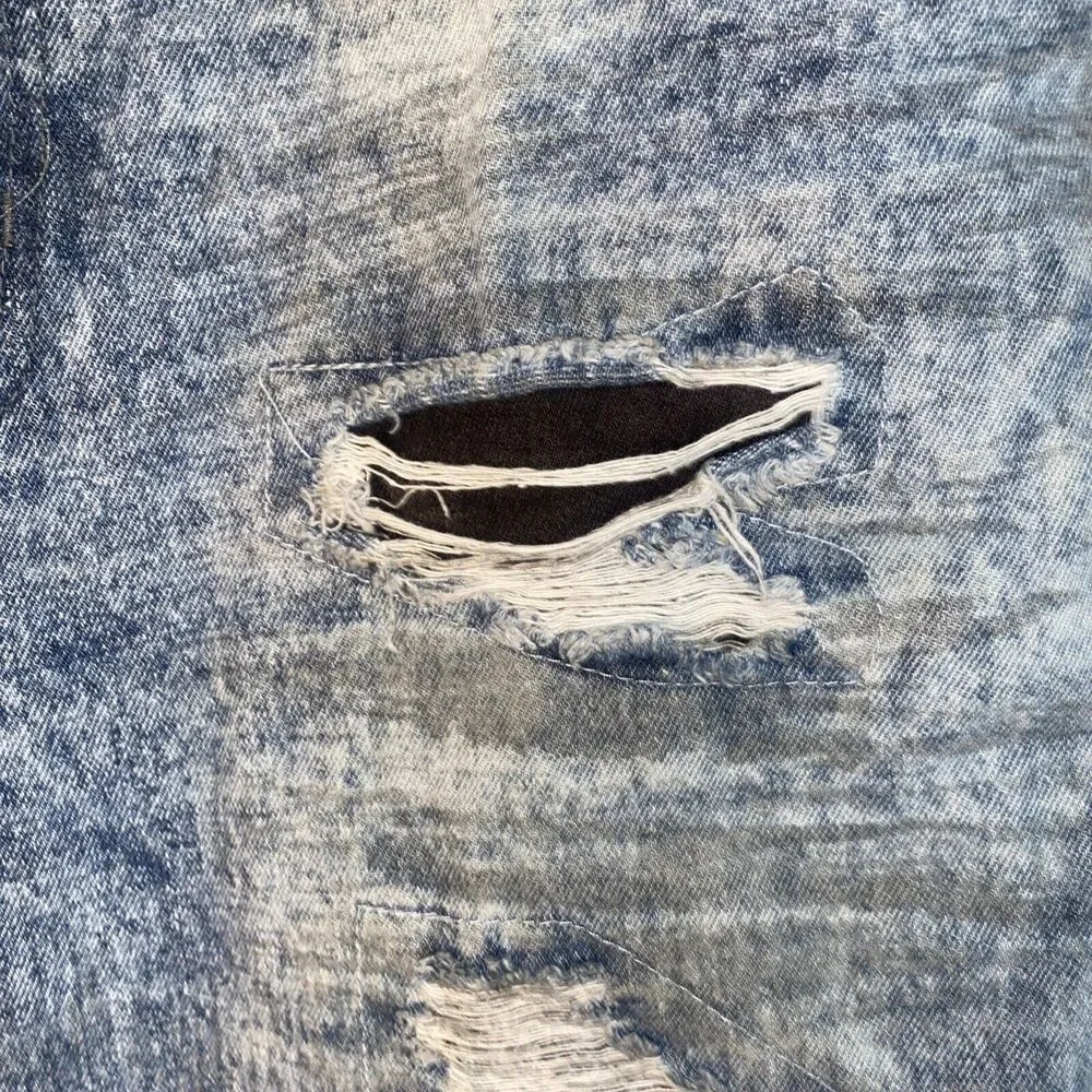 Jordan grunge denim